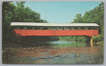 Covered Bridge, Pennsylvania, Vintage Post Card.