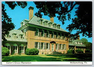 Carters Grove Plantation, Colonial, Williamsburg, PA, VTG PC