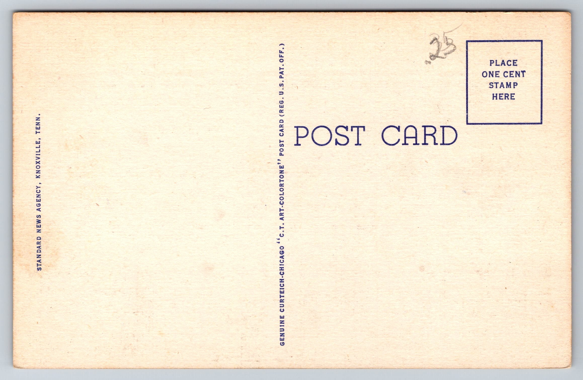 Lawson McGhee Library, Knoxville, Tennessee, USA, Vintage Post Card