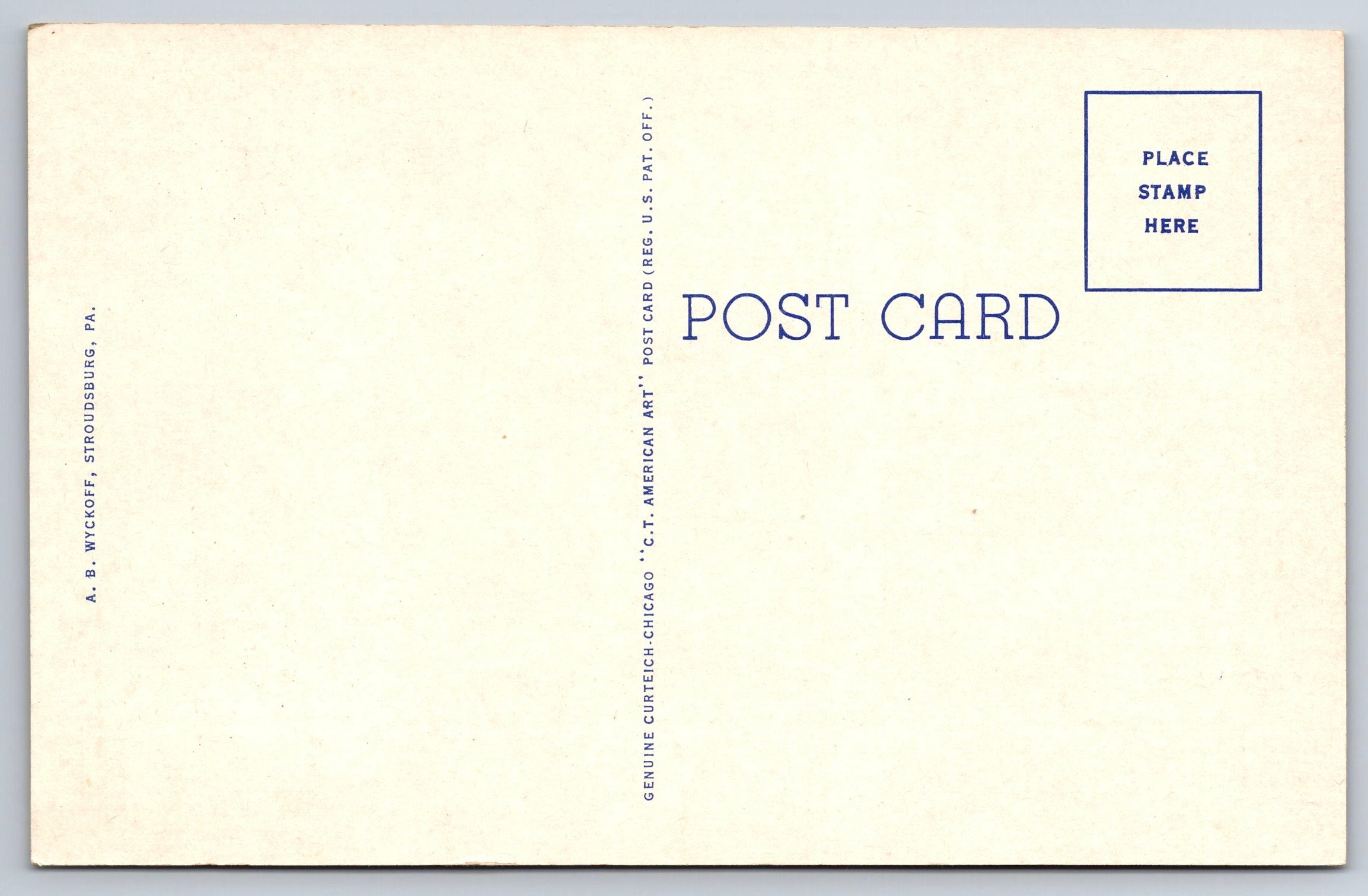 Peace, 1st Falls, Winona, 5 Falls, Pennsylvania, USA, Vintage Post Card