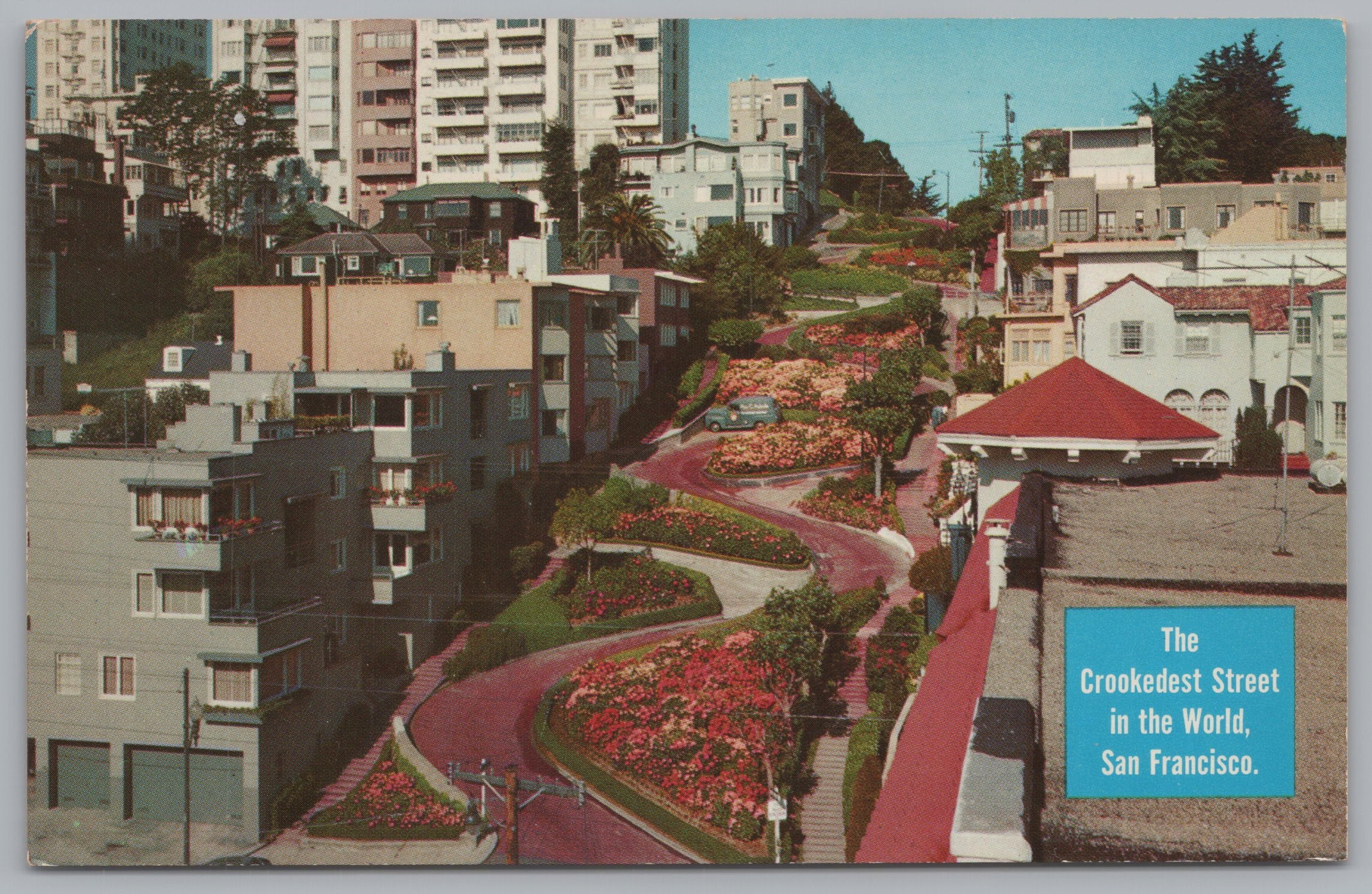 Lombard Street, San Francisco, CA, United States of America, Vintage PC
