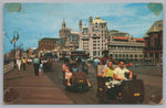 Rolling Chairs, Atlantic City, New Jersey, Vintage Post Card.