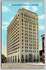 Daniel Baldwin Building, Erie, Pennsylvania, USA, Vintage Post Card