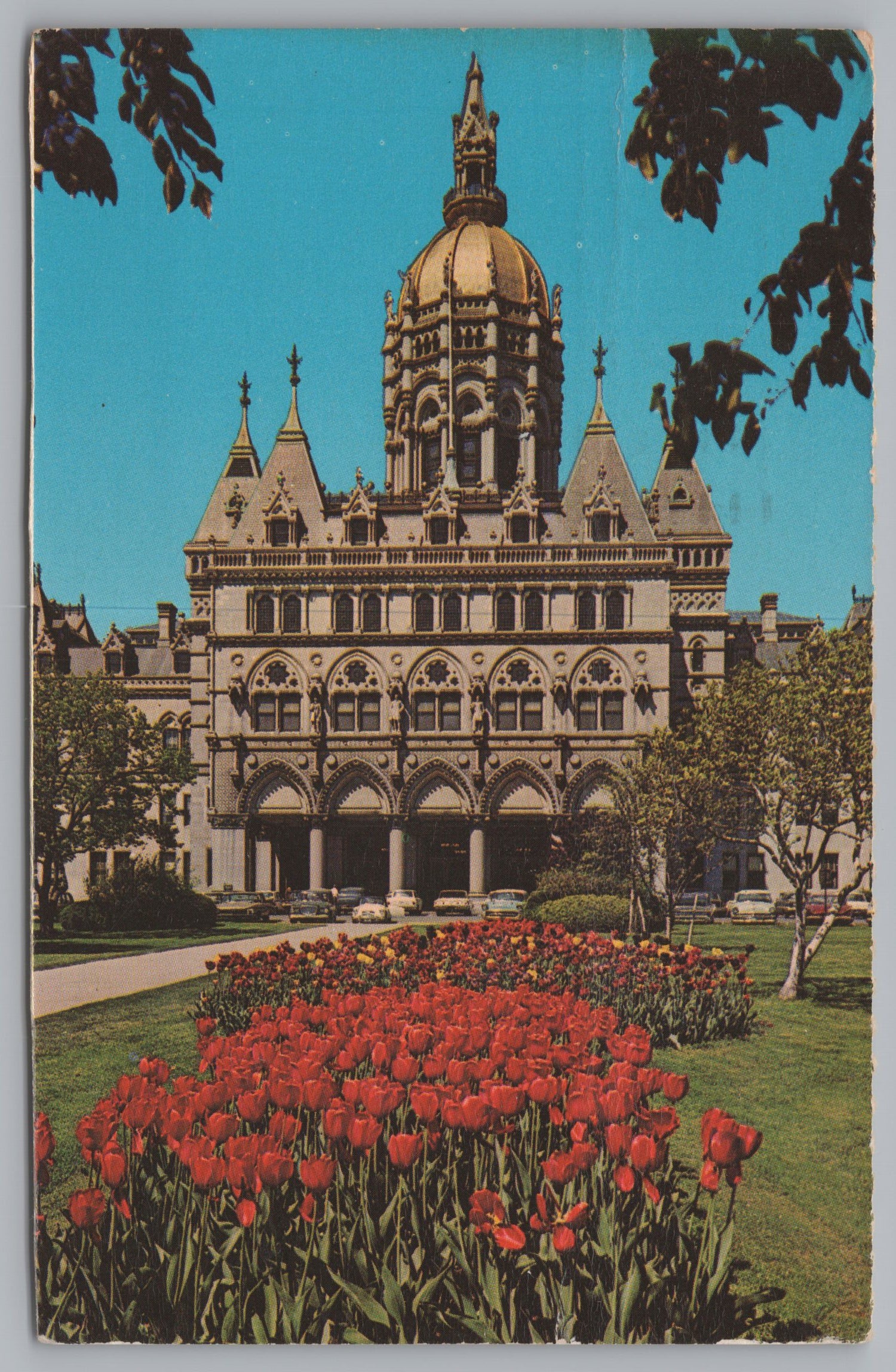 State Capitol, Hartford, Connecticut, Bushnell Park, Vintage PC