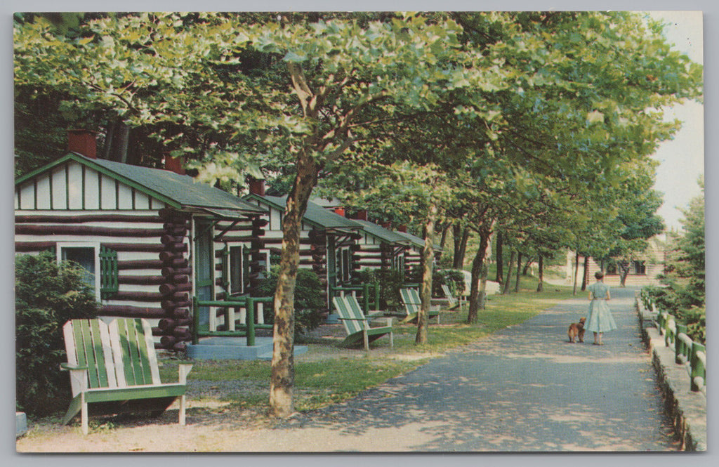 Red Run Lodge, Restaurant, Sunshine Trail, Vintage Post Card.