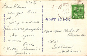 Post Office In St. Cloud, Minnesota, USA, Vintage Post Card