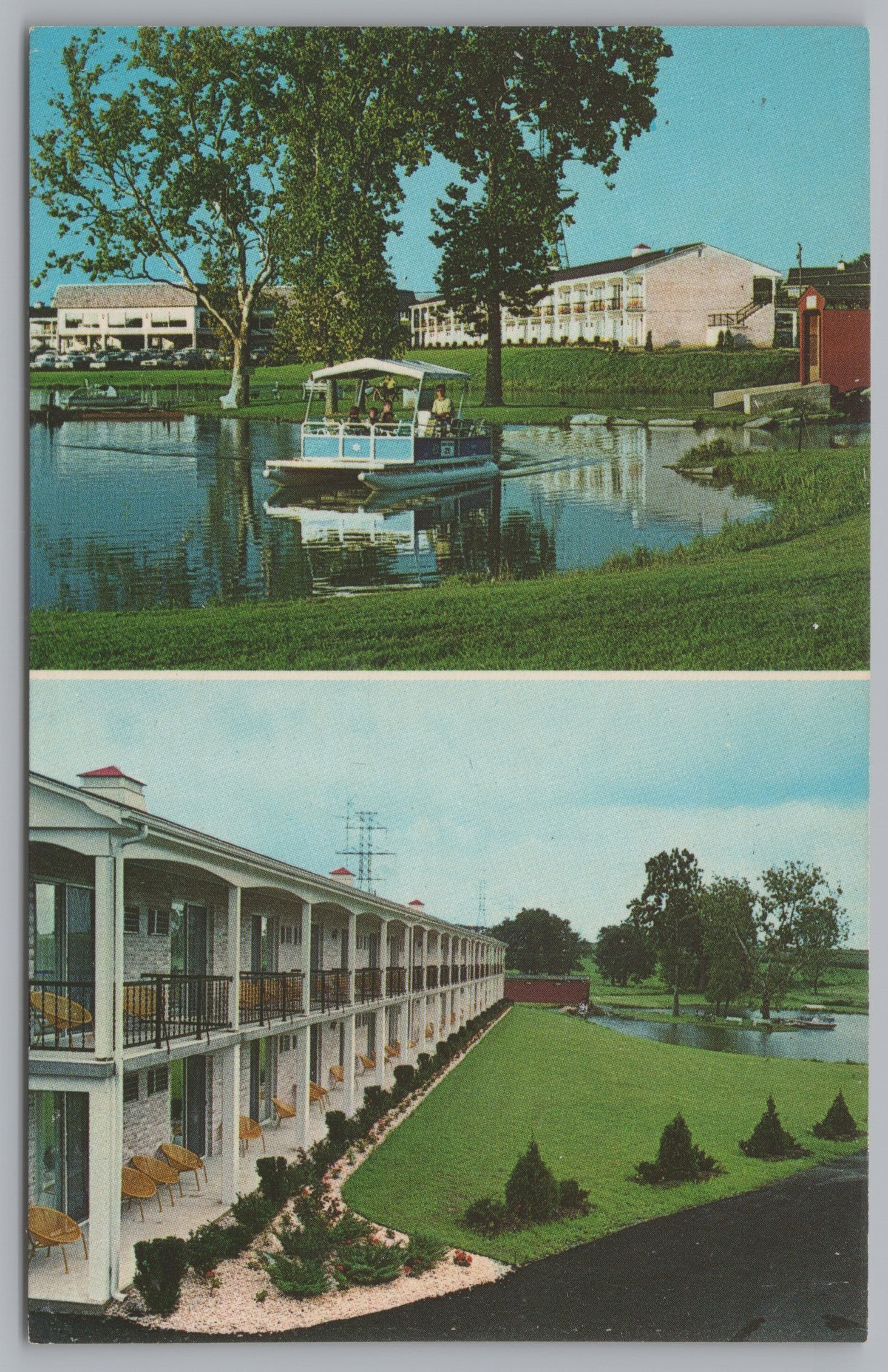 Willow Valley Motor Inn, Vintage Post Card.