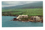 Kona Hilton Hotel on Kailua Kona Coast, Big Island of Hawaii, Vintage Post Card