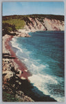 The Coast Of Cabot Trail, Breton Island, Vintage Post Card.