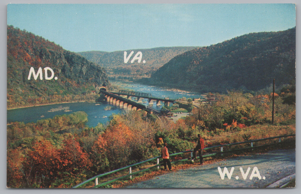Harper’s Ferry, West Virginia, Vintage Post Card.