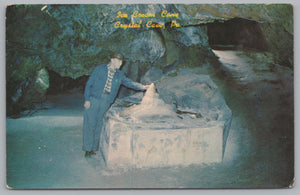 Ice Cream Cave, Crystal Cave, Pennsylvania, USA, Vintage Post Card