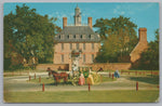 The Governors Palace, Williamsburg, Virginia, USA, Vintage Post Card.