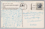The Grand Coulee Dam, Spokane, Washington, USA, Vintage Post Card.