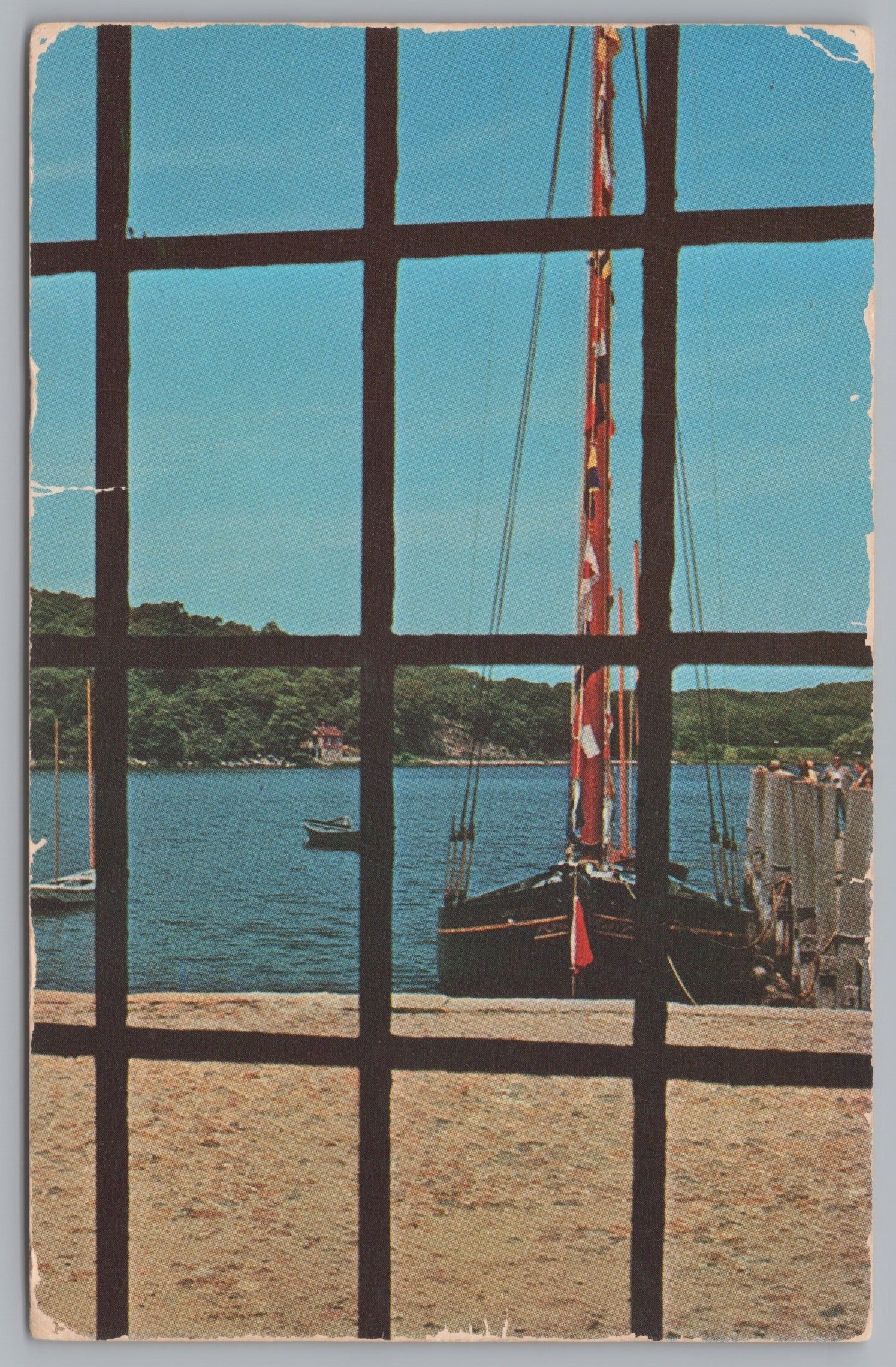 Emma C Berry, Mackerel Fishing Boat, Mystic Seaport, Vintage PC