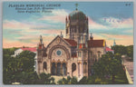 Flaggers Memorial, Presbyterian Church, Vintage Post Card.
