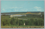 Port Mann Bridge, British Columbia, Canada, Vintage Post Card.