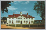 West Front Of Mount Vernon, Vintage Post Card.