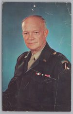 Dwight D Eisenhower, General Of The Army, Vintage Post Card.