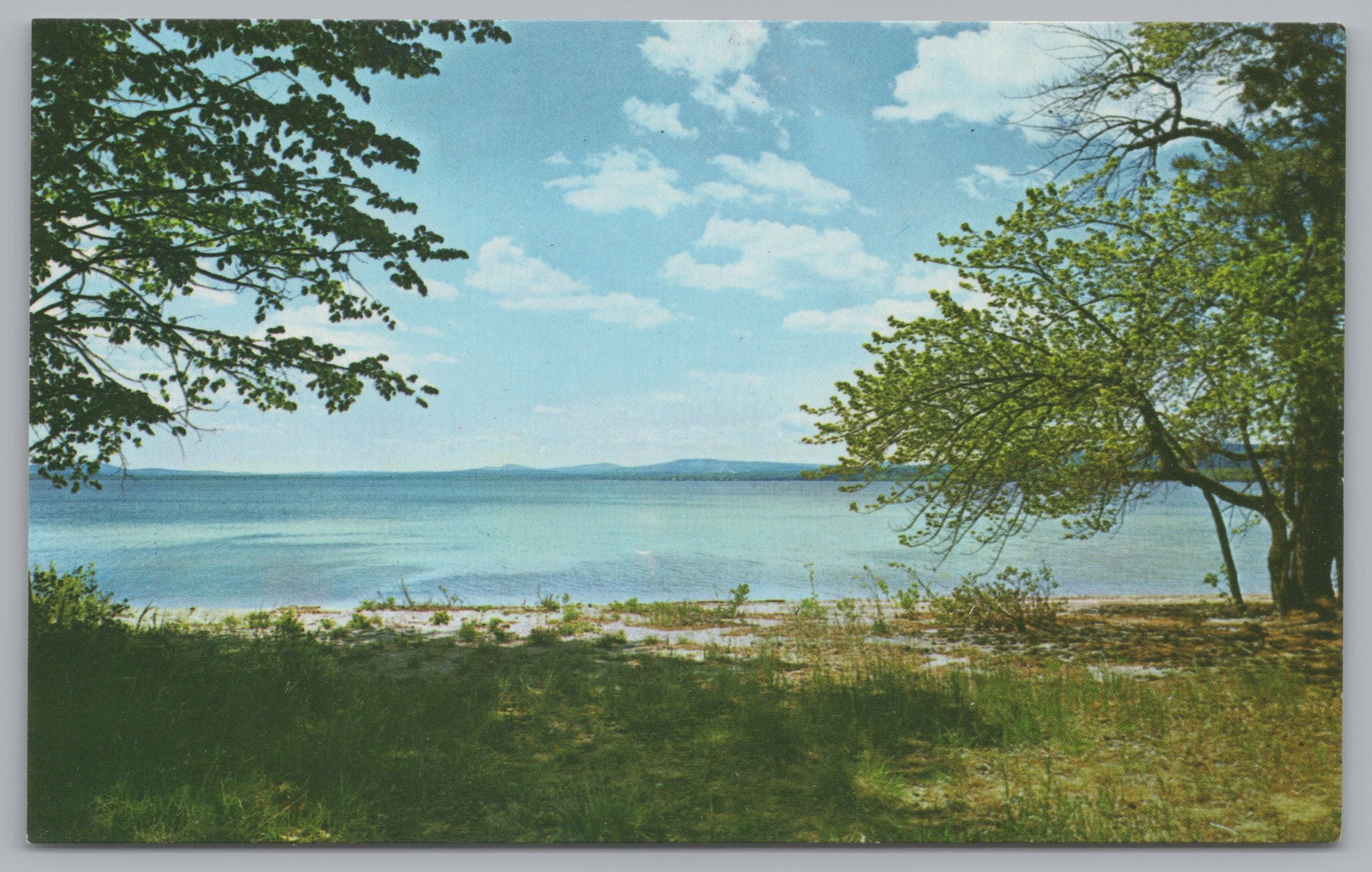 Ossipee Lake, White Mountains, New Hampshire, USA, Vintage Post Card