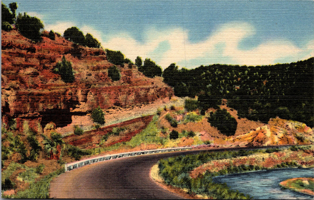 Cedro Canyon, Cibola National Forest, Albuquerque, New Mexico, USA, Vintage PC