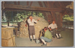 The Jamestown Glass Factory, Jamestown, Virginia, USA, Vintage Post Card.