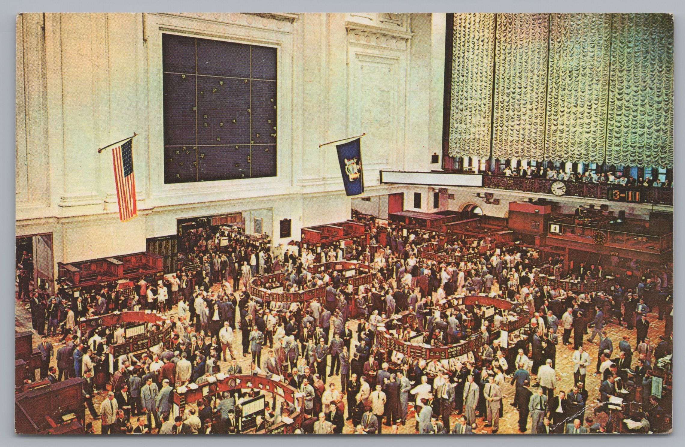 The New York Stock Exchange, Vintage Post Card.