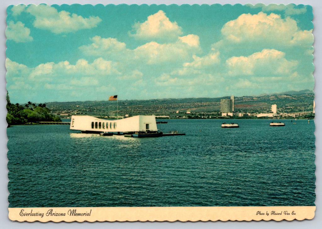 Everlasting Arizona Memorial, USA, Vintage Post Card