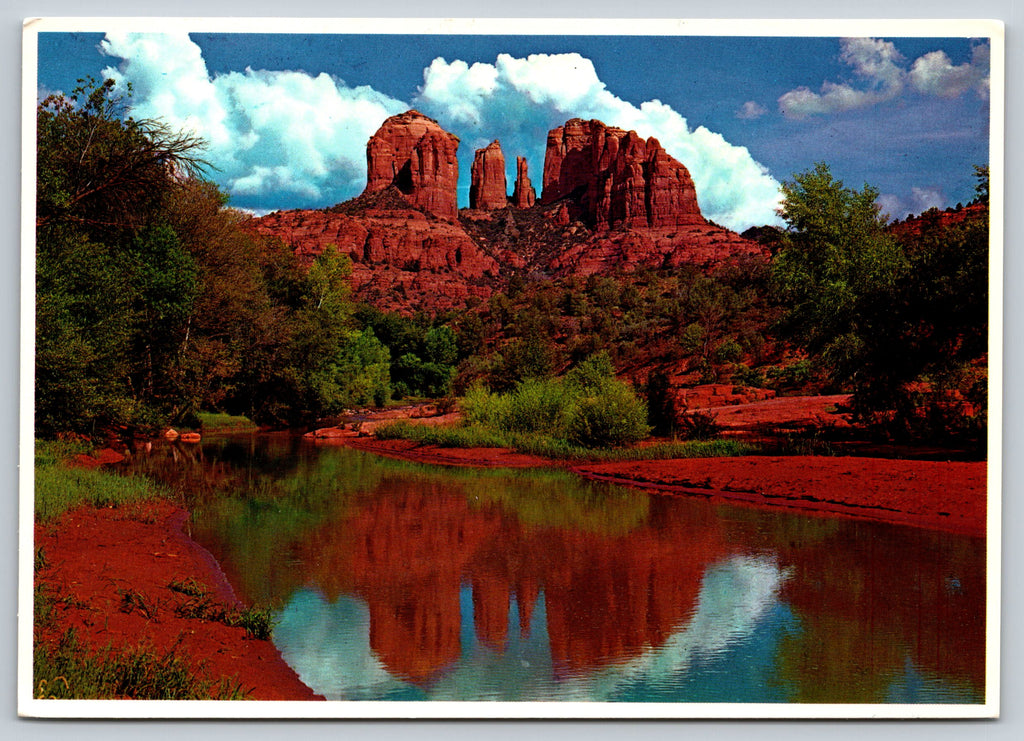 Red Rock Crossing, Vintage Post Card