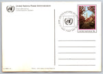 United Nations Building Gardens Vintage Post Card