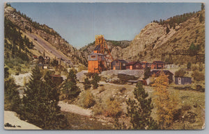 Gold Mining Building, Vintage Post Card