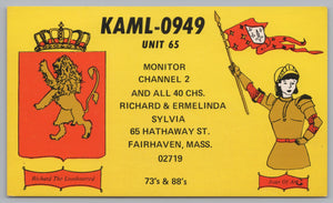 Kaml 09-49, Unit 65, Hathaway Street, Fairhaven Massachusetts, VTG PC