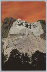 Black Hills, Mount Rushmore, South Dakota, USA, Vintage Post Card.