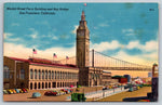 Market Street Ferry Building And Bay Bridge, San Fransisco, California PC