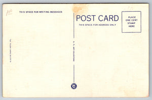 Many Glacier Hotel, Glacier National Park, USA, Vintage Post Card