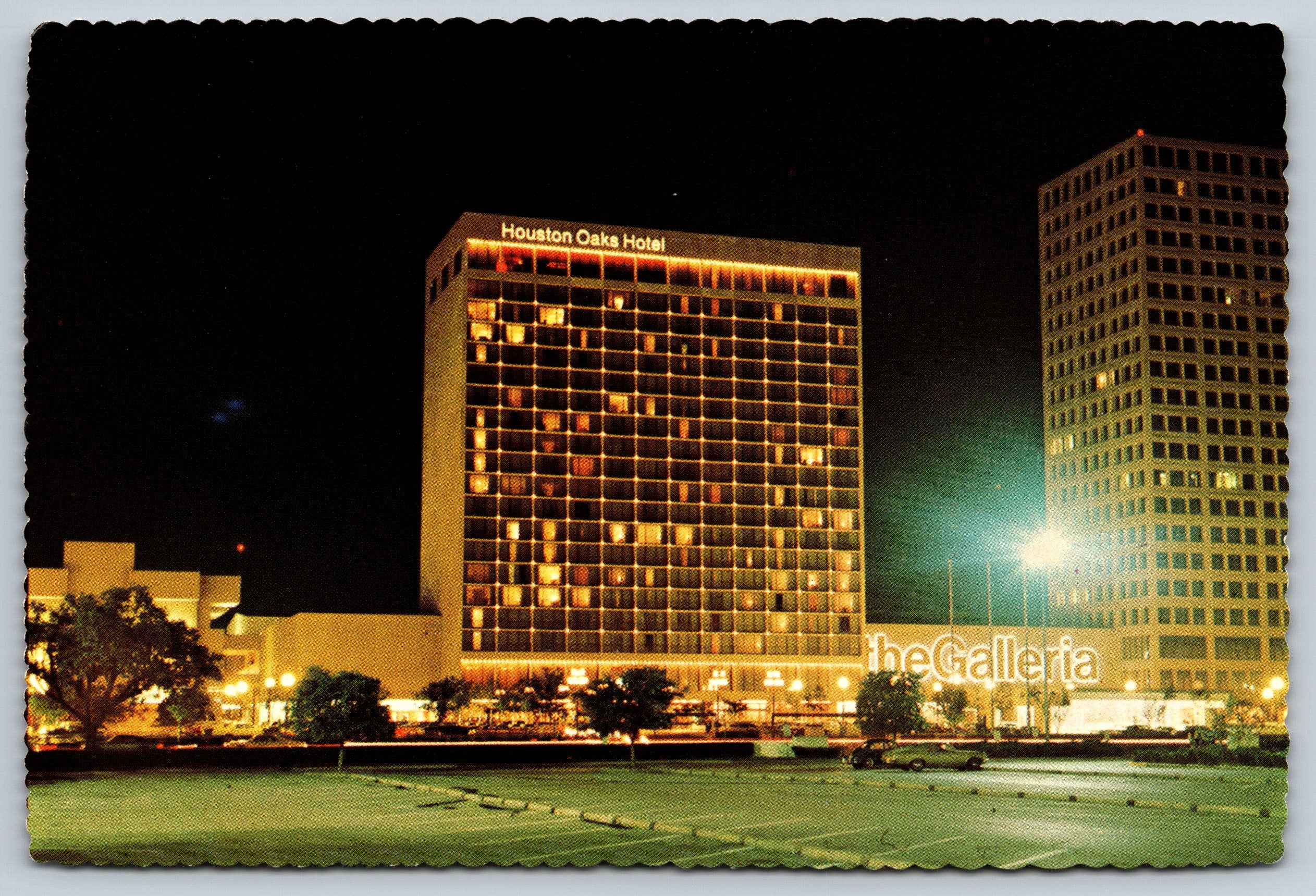 Huston Oaks Hotel, Texas, USA, Vintage Post Card