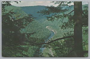 North View From Colton State Park, Pennsylvania Grand Canyon, VTG PC