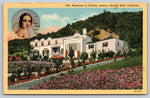 Residence Of Dorothy Lamour, Beverly Hills, California, USA, Vintage Post Card
