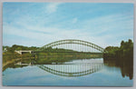 Tyngsboro Bridge Over Merrimack River, Tyngsboro, Massachusetts, VTG PC