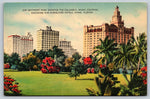 Bayfront Park, Showing The Columbus, Miami, Florida, USA, Vintage Post Card