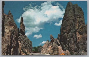Needles Drive, Black Hills, South Dakota, USA, Vintage Post Card
