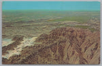The Badlands National Monument, South Dakota, USA, Vintage Post Card.