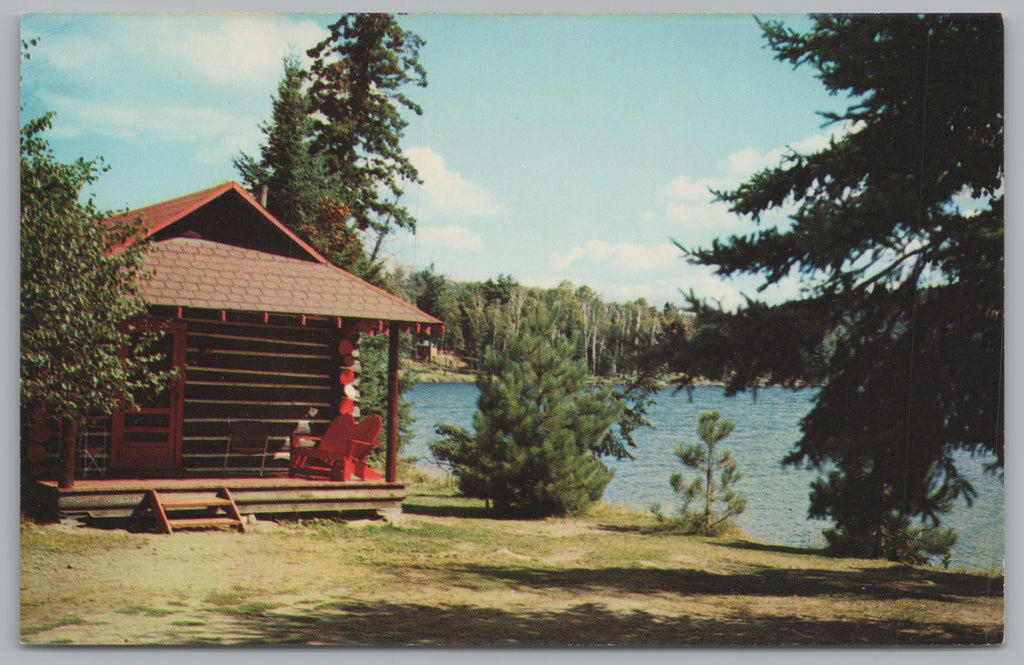 Killarney Lodge, Algonquin Provincial Park, Ontario, Canada, Vintage Post Card.