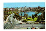 General Douglas Mac Arthur Park, Los Angeles CA Vintage Post Card.