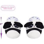 Flipeez Slippers, Panda, Medium, Kids Sizes