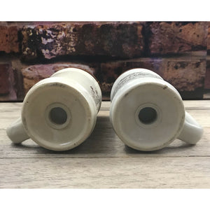 Vintage Ceramic Pottery “Legend of the Sand Dollar” Salt & Pepper Shakers-1970’s