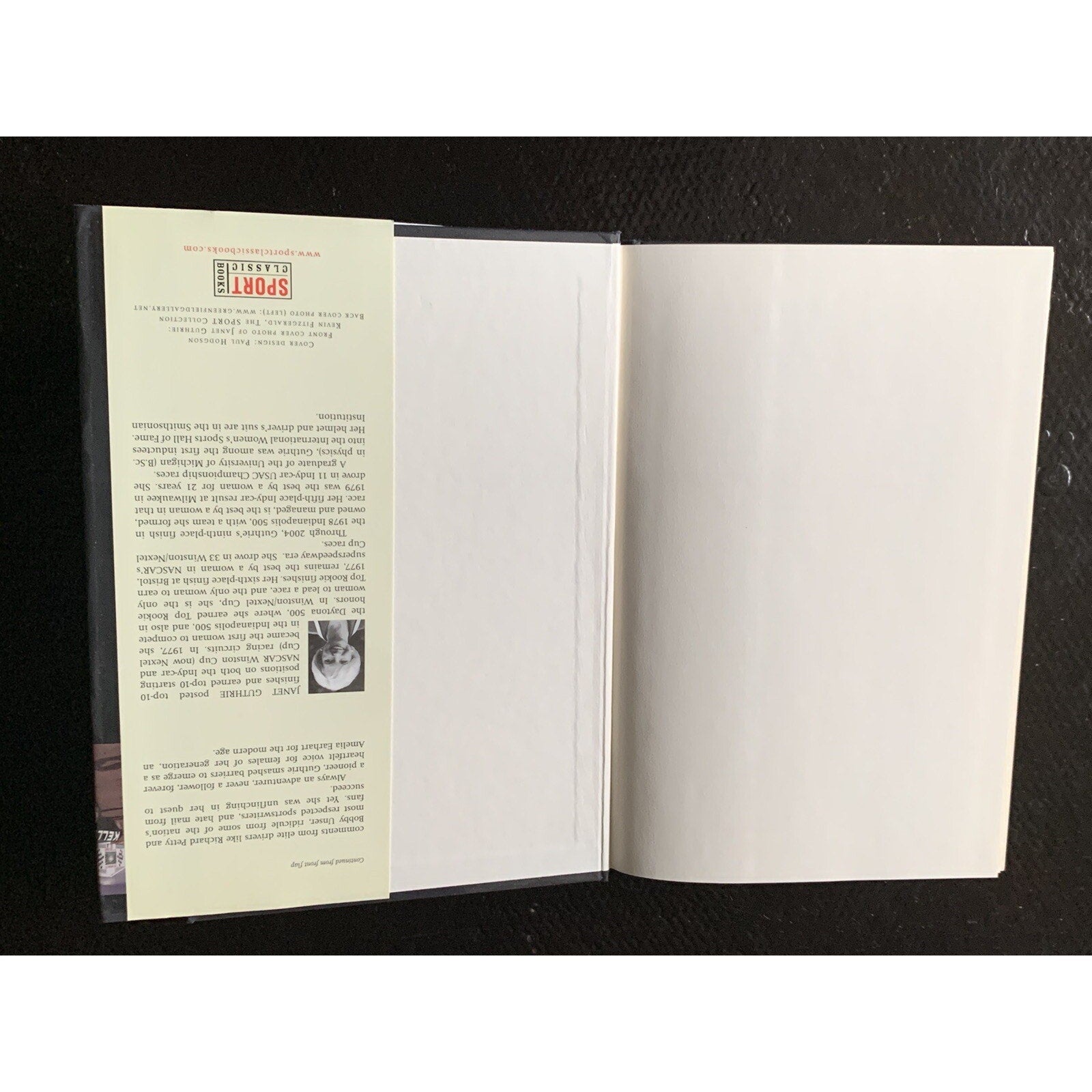Janet Guthrie: A Life at Full Throttle Janet Guthrie (SIGNED)