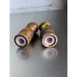 Vintage Wood Hawaii Rainbow Salt & Pepper Shakers