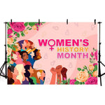 Women History Month Backdrop Photo Props Decor Banner Back Drop