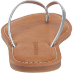 Women's Silver Thong Sandal