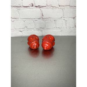 Vintage Red Fire Hydrant Salt & Pepper Shakers Ceramic